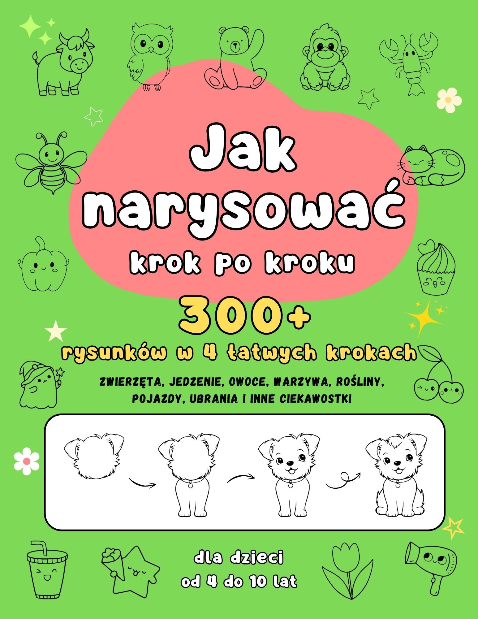 Jak narysować krok po kroku - Książka do rysowania dla dzieci